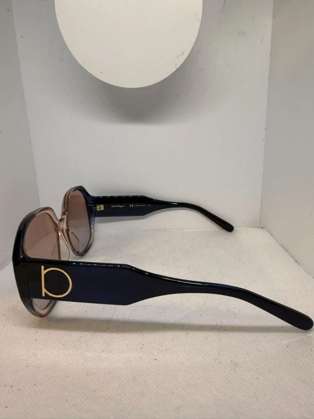 Salvatore Ferragamo SF943S 083 Grey Rose Gradient Oval Sunglasses Women's 60mm